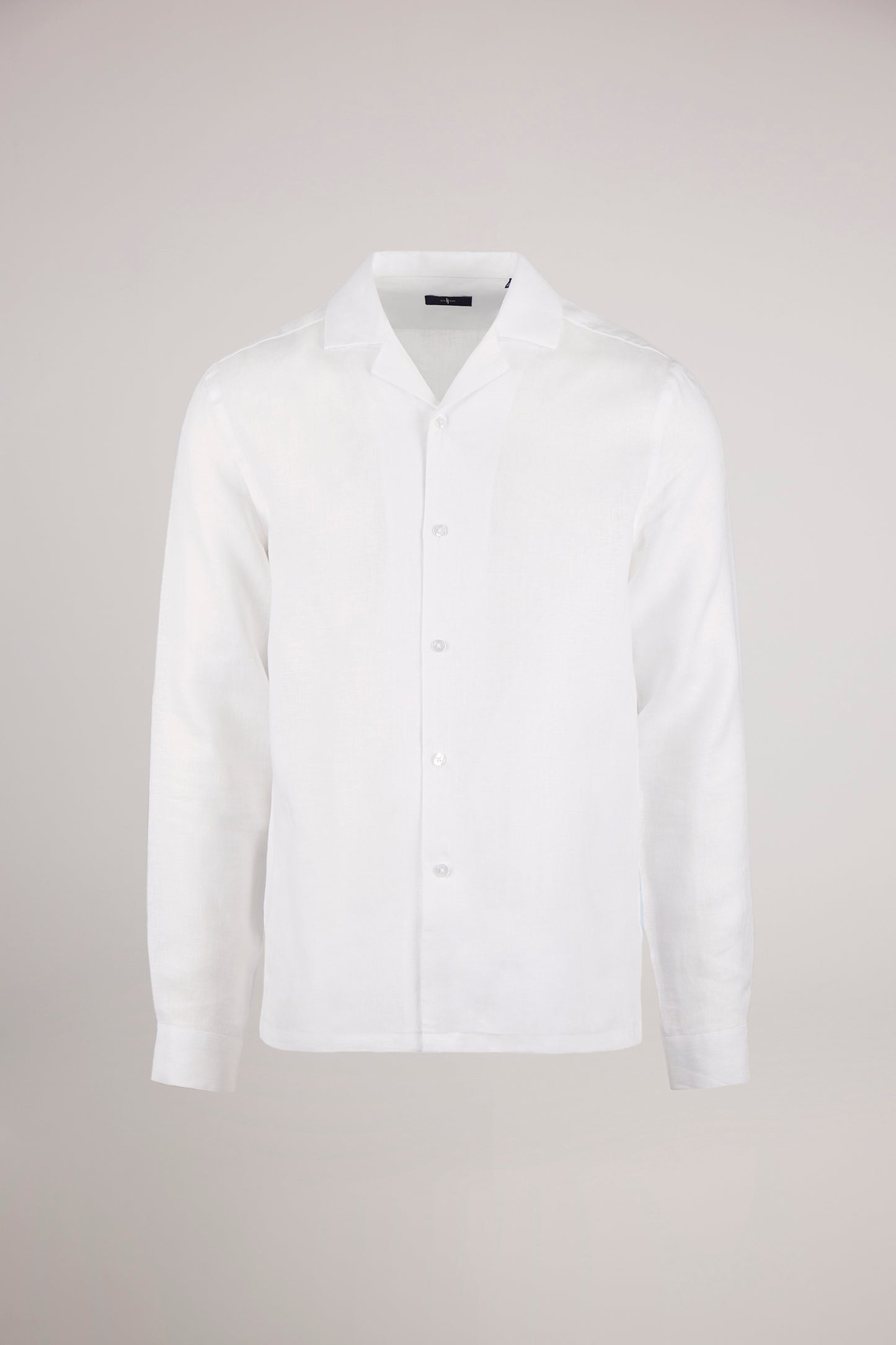 White Arista Linen Shirt