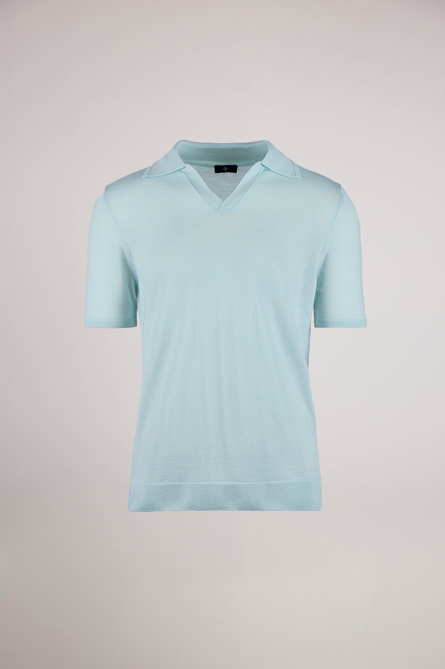 Mint Knitted Polo Shirt